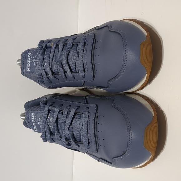 Reebok Womens 8.5 Classic Harman Run Shoes Cool Shadow White Grey - Picture 2 of 8